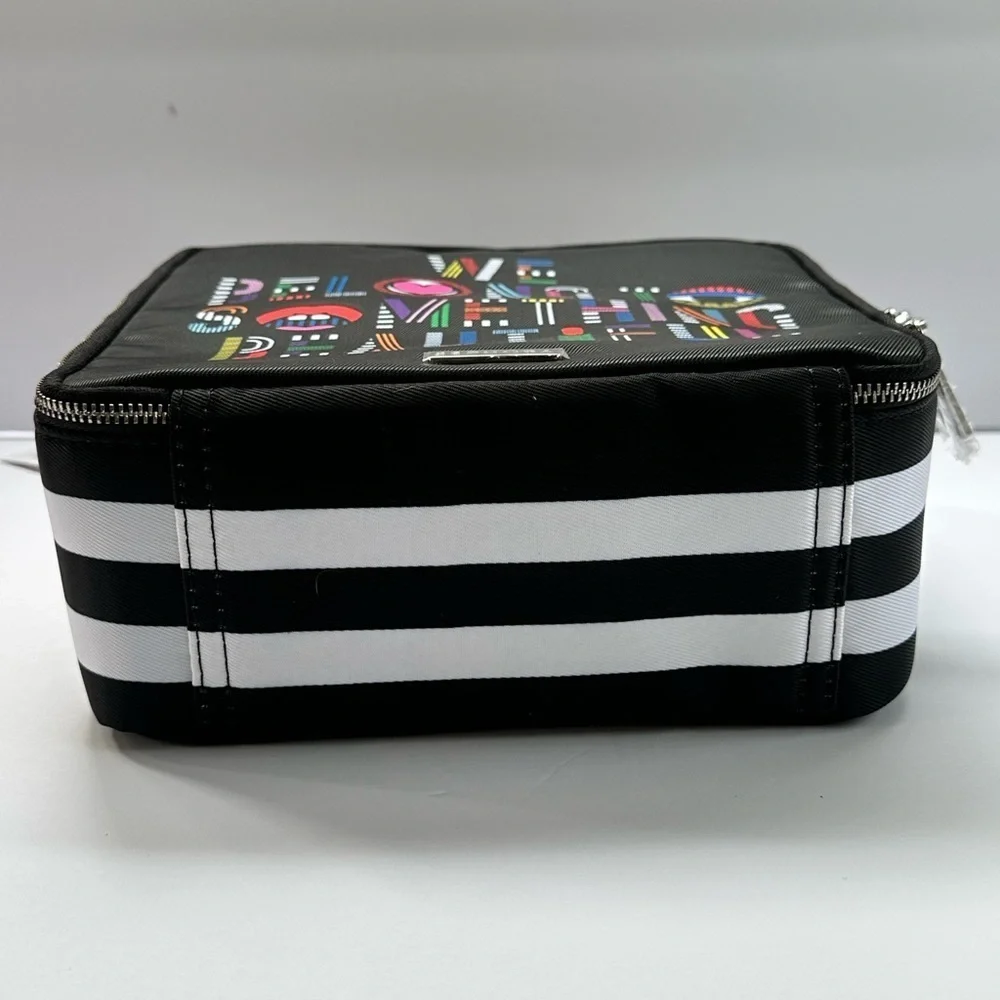 Sephora X ToTheMarket Black Cosmetic Bag NWT
